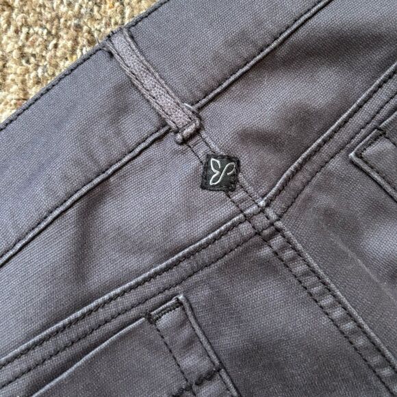 Prana Breathe Pants Gray Womens Size 0 - Picture 5 of 8